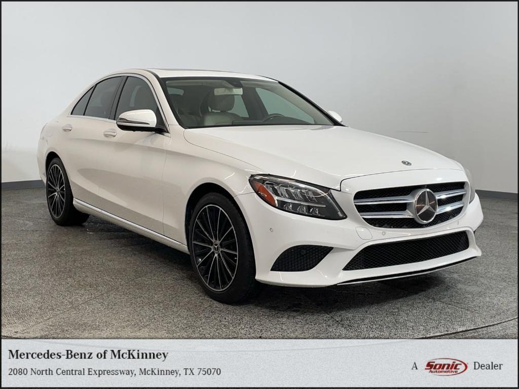 used 2020 Mercedes-Benz C-Class car, priced at $17,996