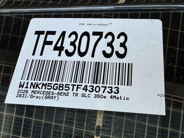 new 2026 Mercedes-Benz GLC 350e car, priced at $69,700