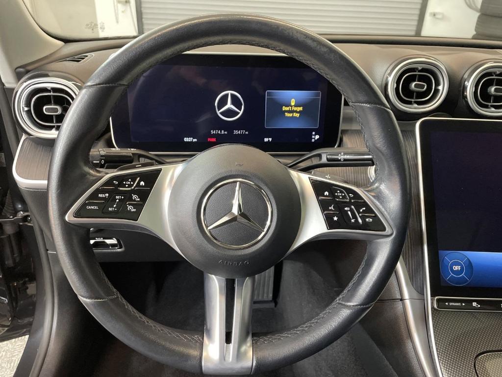 used 2022 Mercedes-Benz C-Class car, priced at $31,997