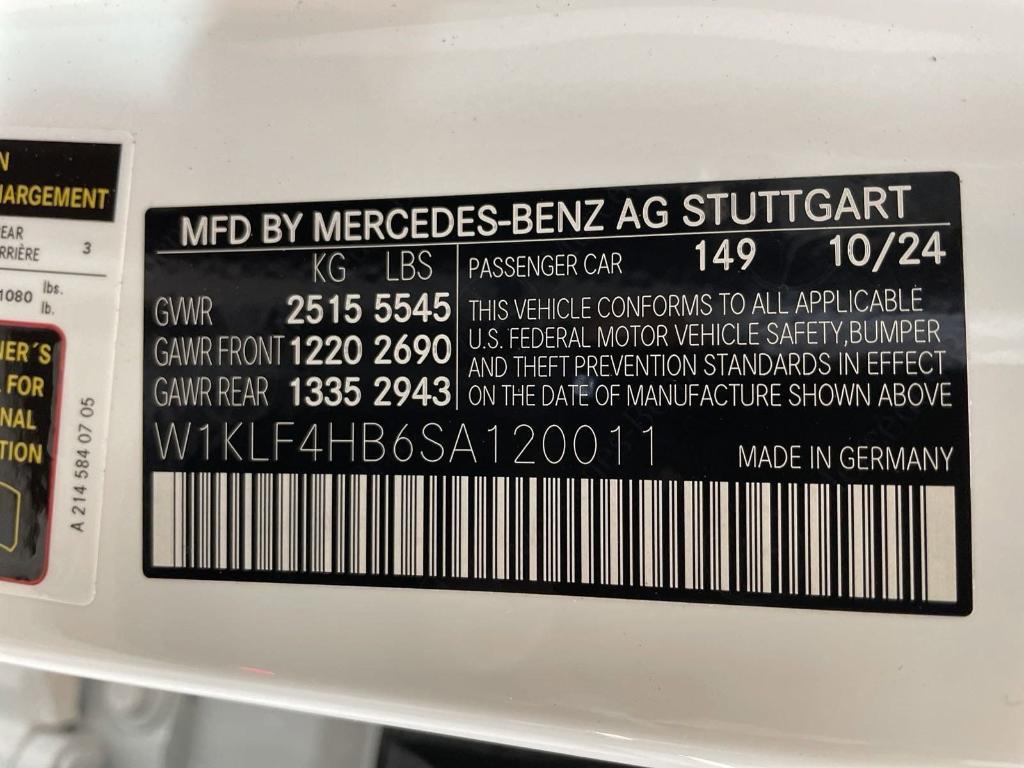 used 2025 Mercedes-Benz E-Class car, priced at $58,398