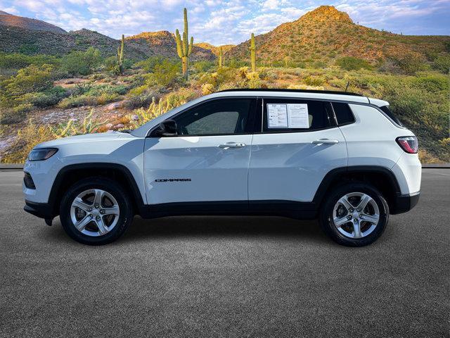 used 2023 Jeep Compass car, priced at $18,844