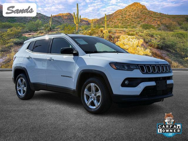 used 2023 Jeep Compass car, priced at $18,844