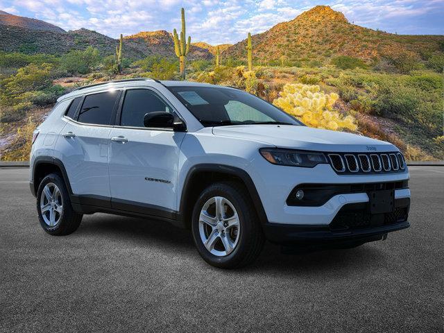 used 2023 Jeep Compass car, priced at $18,844