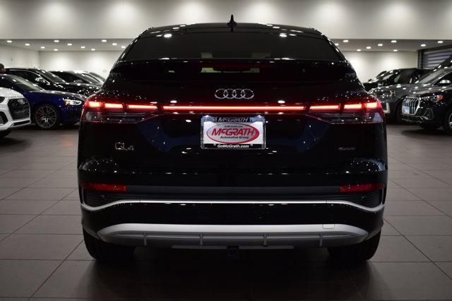 new 2025 Audi Q4 e-tron Sportback car, priced at $69,065