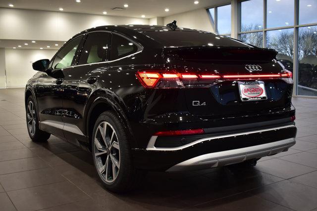 new 2025 Audi Q4 e-tron Sportback car, priced at $69,065