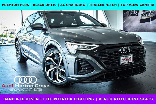 used 2024 Audi Q8 e-tron car, priced at $48,750