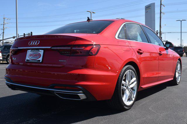 used 2021 Audi A4 car, priced at $28,250