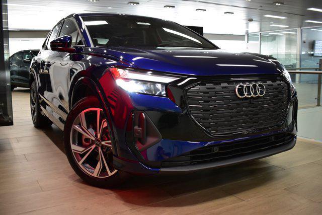 new 2024 Audi Q4 e-tron Sportback car, priced at $60,313