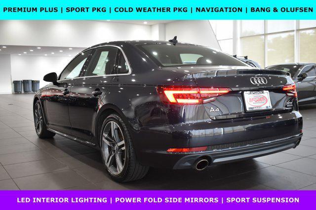 used 2018 Audi A4 car, priced at $19,555