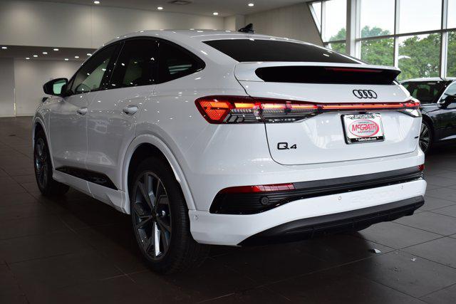 new 2024 Audi Q4 e-tron Sportback car, priced at $60,035