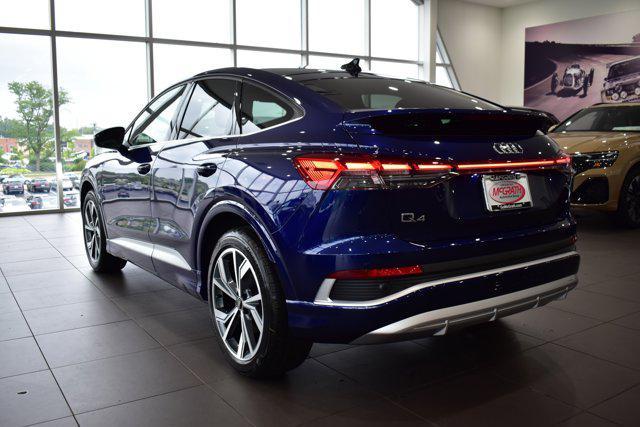 new 2024 Audi Q4 e-tron Sportback car, priced at $54,621