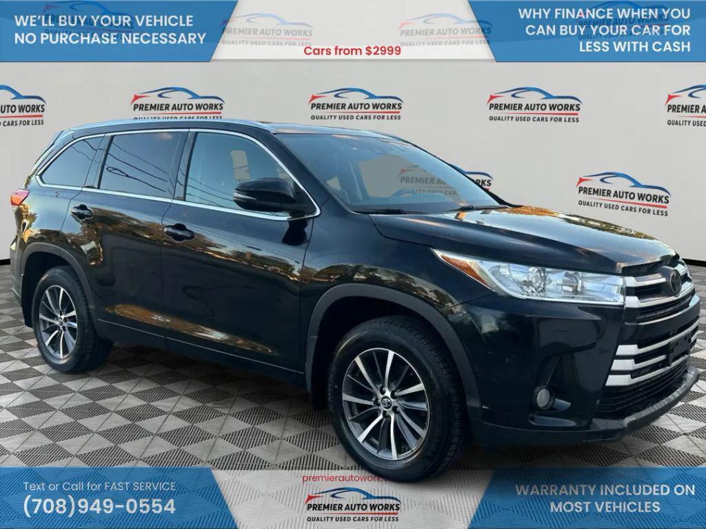 used 2018 Toyota Highlander car, priced at $17,900