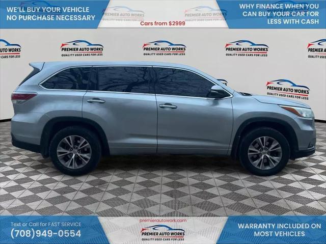 used 2015 Toyota Highlander car, priced at $15,000