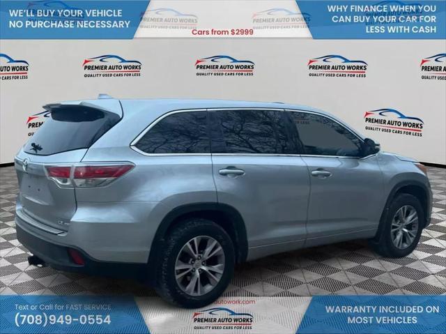 used 2015 Toyota Highlander car, priced at $15,000