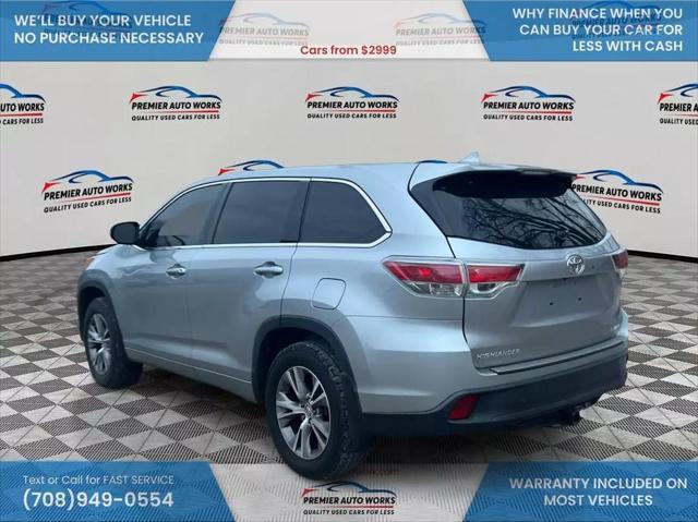 used 2015 Toyota Highlander car, priced at $15,000