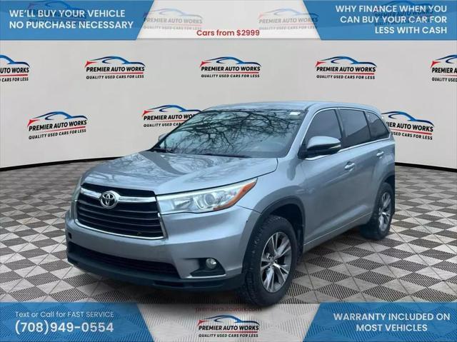 used 2015 Toyota Highlander car, priced at $15,000