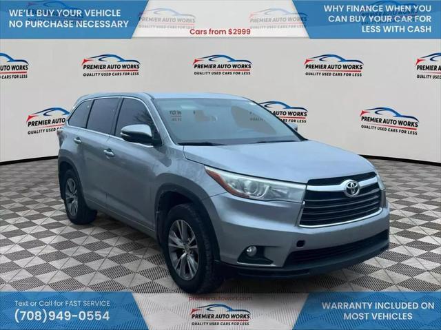 used 2015 Toyota Highlander car, priced at $15,000