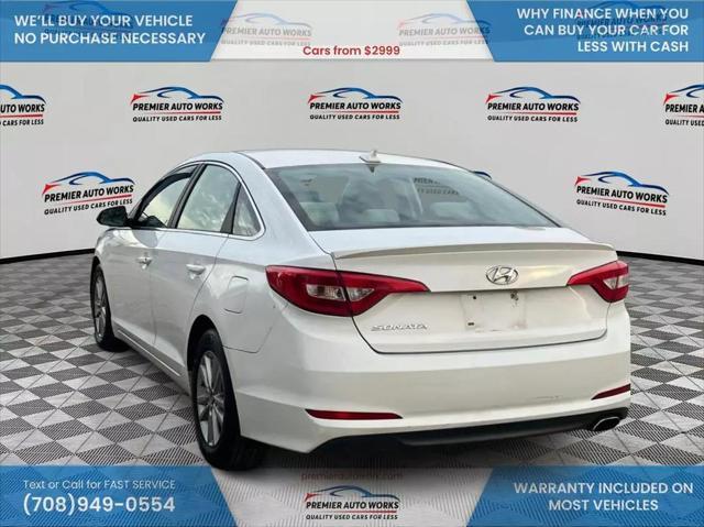 used 2015 Hyundai Sonata car, priced at $6,500