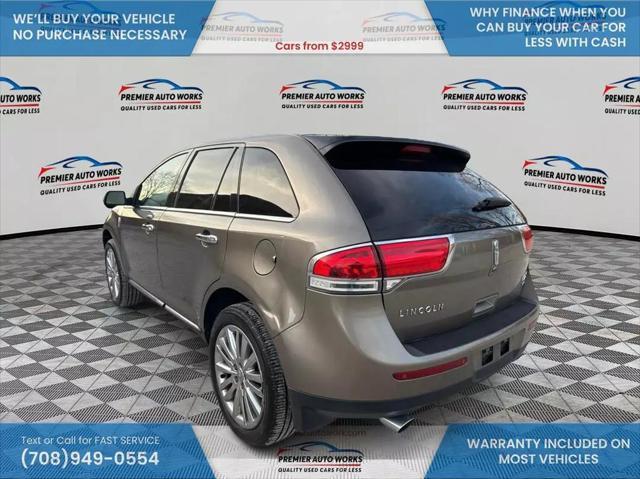 used 2012 Lincoln MKX car, priced at $7,500