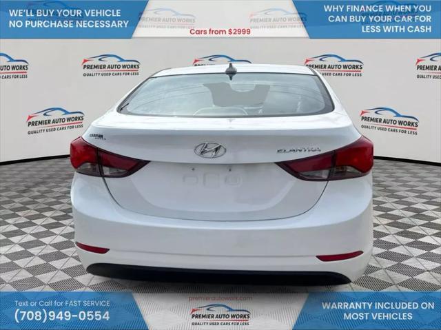 used 2016 Hyundai Elantra car, priced at $6,999