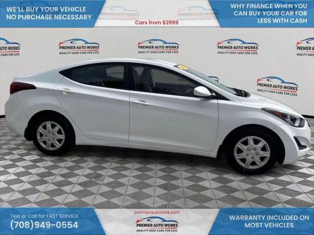 used 2016 Hyundai Elantra car, priced at $6,999