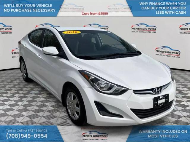 used 2016 Hyundai Elantra car, priced at $6,999