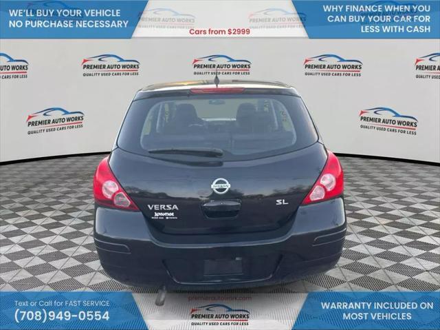 used 2009 Nissan Versa car, priced at $3,650