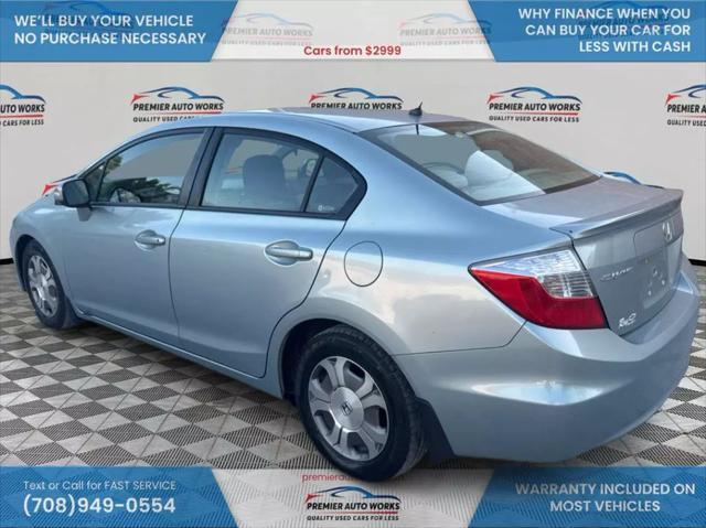 used 2012 Honda Civic Hybrid car, priced at $5,999