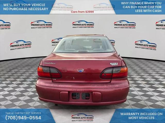 used 2002 Chevrolet Malibu car, priced at $2,500