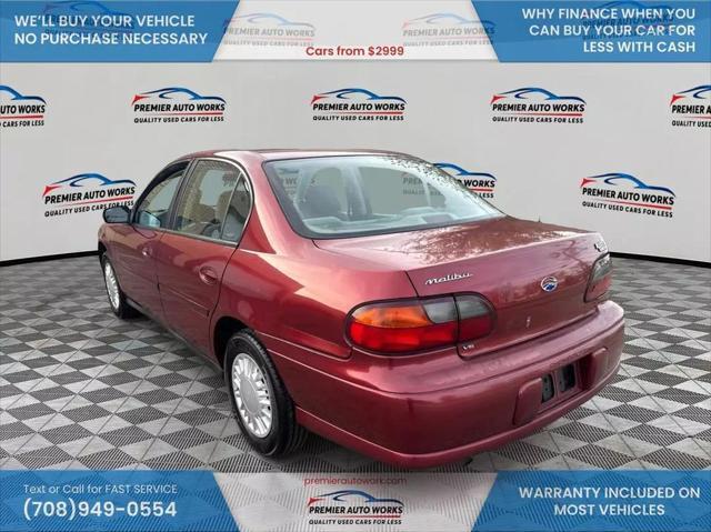 used 2002 Chevrolet Malibu car, priced at $2,500