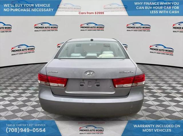 used 2008 Hyundai Sonata car, priced at $4,999