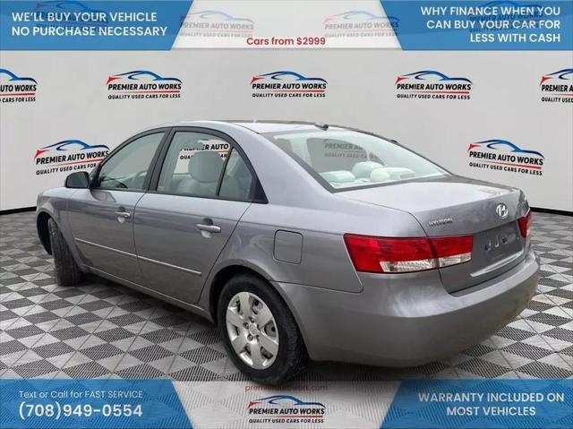 used 2008 Hyundai Sonata car, priced at $4,999