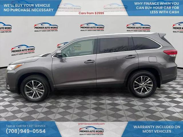 used 2019 Toyota Highlander car, priced at $21,500