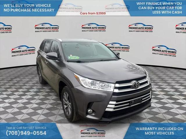 used 2019 Toyota Highlander car, priced at $21,500