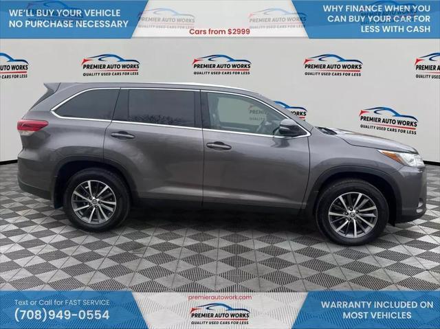 used 2019 Toyota Highlander car, priced at $21,500