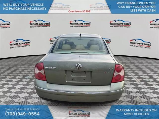 used 2002 Volkswagen Passat car, priced at $2,999