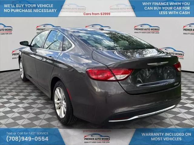 used 2015 Chrysler 200 car, priced at $6,500