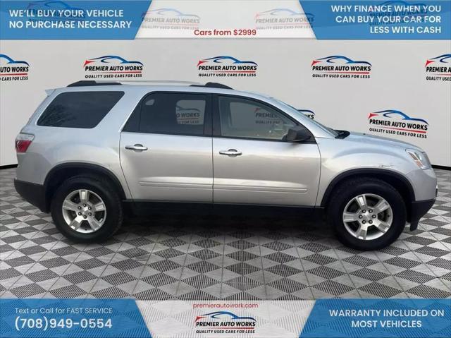 used 2012 GMC Acadia car, priced at $5,999