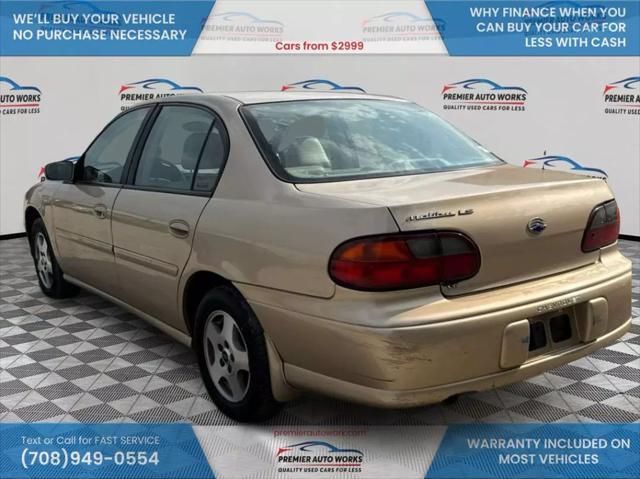 used 2002 Chevrolet Malibu car, priced at $2,999