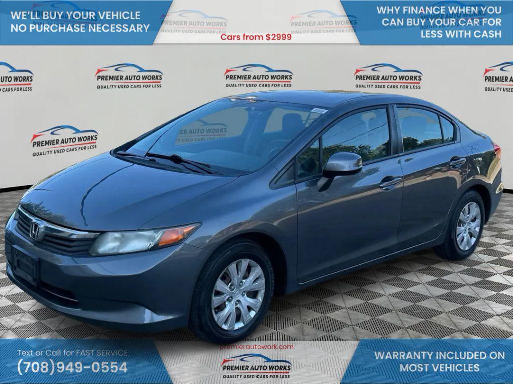 used 2012 Honda Civic car, priced at $6,500