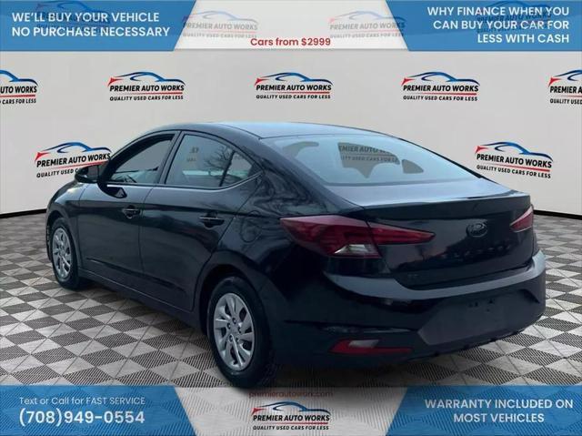 used 2019 Hyundai Elantra car, priced at $8,999