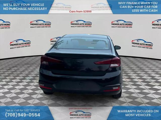 used 2019 Hyundai Elantra car, priced at $8,999