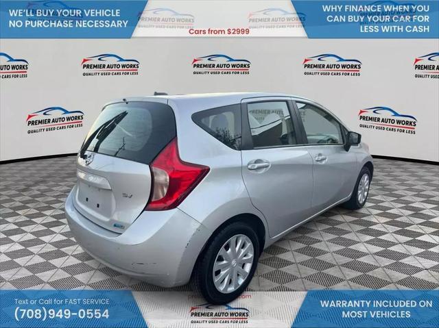 used 2016 Nissan Versa Note car, priced at $4,999