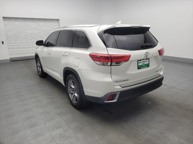 used 2019 Toyota Highlander car, priced at $27,895