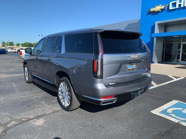 used 2022 Cadillac Escalade ESV car, priced at $76,955