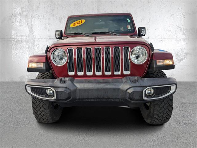 used 2021 Jeep Wrangler Unlimited car, priced at $33,155