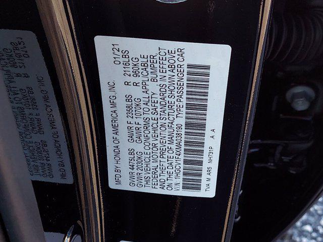 used 2021 Honda Accord car, priced at $22,887