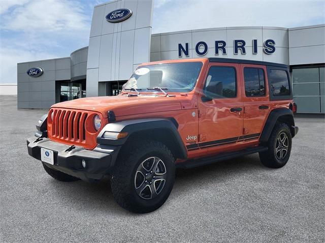used 2019 Jeep Wrangler Unlimited car, priced at $19,687