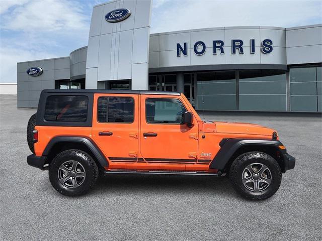 used 2019 Jeep Wrangler Unlimited car, priced at $19,687