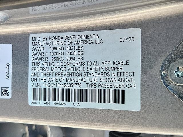 new 2025 Honda Accord car, priced at $30,274